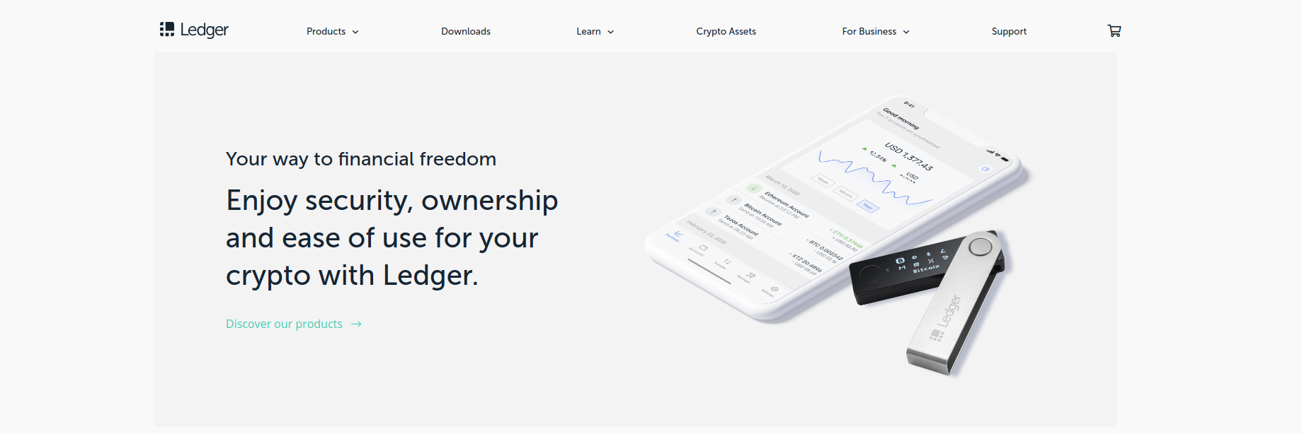 Ledger website preview
