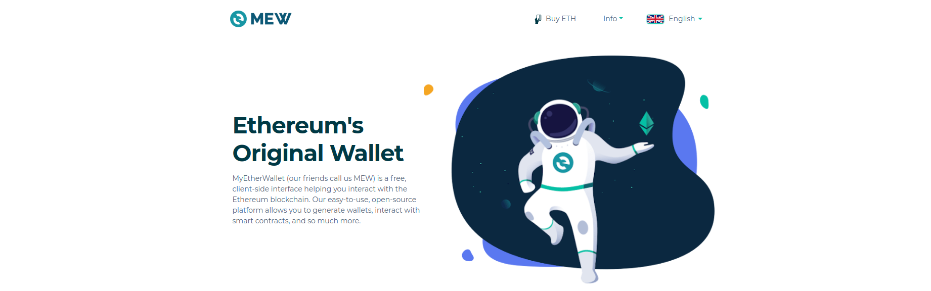 MyEtherWallet website preview