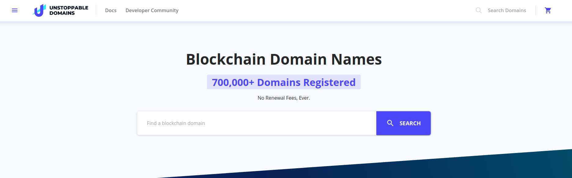 UnstoppableDomains Website Preview